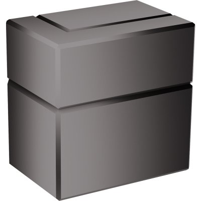 Запорный вентиль Axor Edge, скрытого монтажа, 46770330, полированный черный хром 