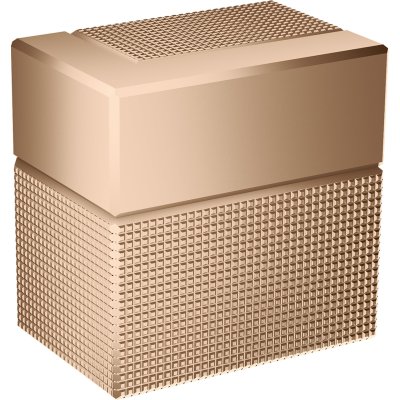 Запорный вентиль Axor Edge, скрытого монтажа, с алмазной огранкой, 46771300, полированное красное золото 