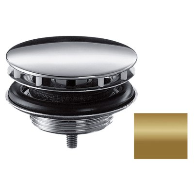 Сливной набор незапираемый, для раковины Axor, 51301130, полированная бронза