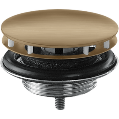 Сливной набор незапираемый, для раковины Axor, 51301140, шлифованная бронза