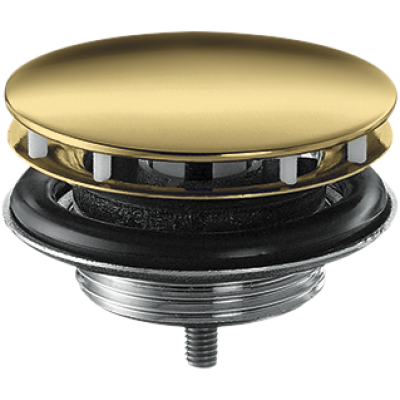 Сливной набор незапираемый, для раковины Axor, 51301990, полированное золото