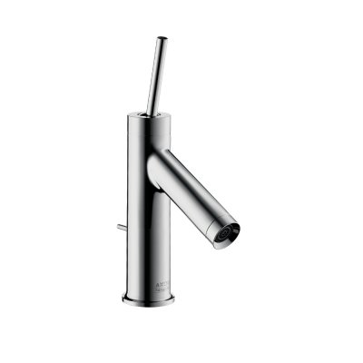 Смеситель для маленькой раковины AXOR Starck с высотой излива 70 мм со сливным гарнитуром хром  10116000