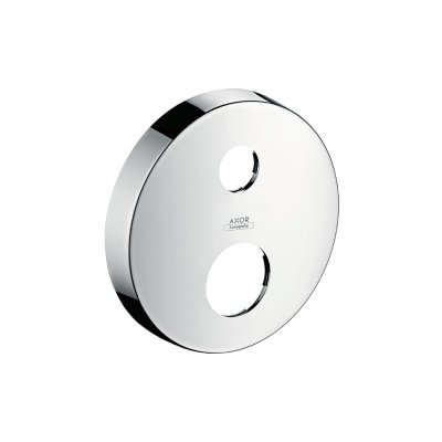 Розетка удлинителя AXOR круглая два отверстия хром  14961000