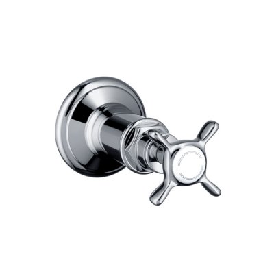 Запорный вентиль AXOR Montreux для скрытого монтажа 1/2  и 3/4  хром  16871000