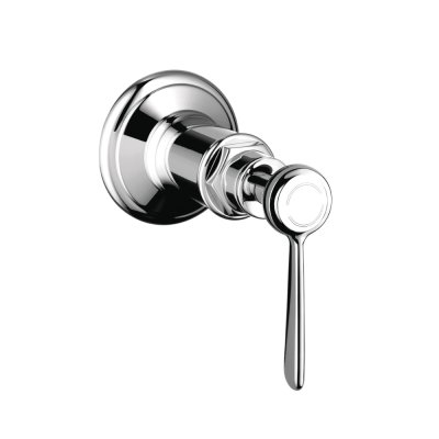 Запорный вентиль AXOR Montreux с рычаговой рукояткой для скрытого монтажа 1/2  и 3/4  хром  16872000