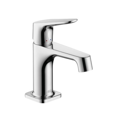 Смеситель для маленькой раковины AXOR Citterio M с высотой излива 70 мм со сливным гарнитуром хром  34016000