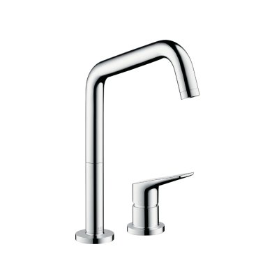 Смеситель для кухни AXOR Citterio M на 2 отверстия 1/2  нержавеющая сталь  34820800