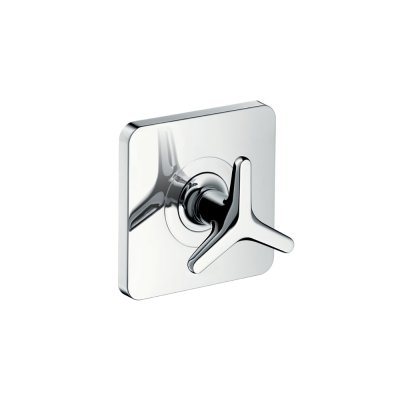 Запорный вентиль AXOR Citterio с рукояткой в форме звезды для скрытого монтажа 1/2  и 3/4  хром  34980000