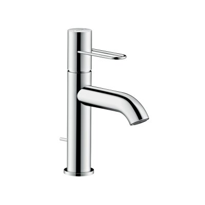 Смеситель AXOR Uno для раковины с высотой излива 100 мм с рукояткой петлей со сливным гарнитуром  38023000