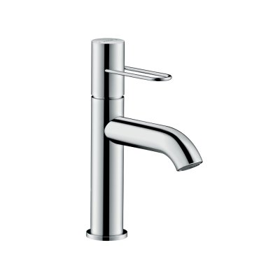 Смеситель AXOR Uno для раковины с высотой излива 100 мм с рукояткой петлей с неперекрываемым сливным набором хром  38026000