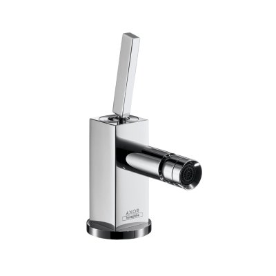 Смеситель для биде AXOR Citterio со сливным гарнитуром хром  39200000