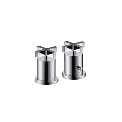 Термостат AXOR Citterio на край ванны на 2 отверстия с рычаговыми рукоятками 1/2  хром  39480000