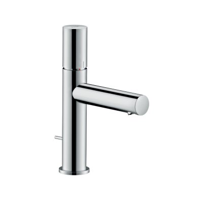 Смеситель AXOR Uno для раковины с высотой излива 110 мм с рукояткой zero со сливным гарнитуром хром  45001000