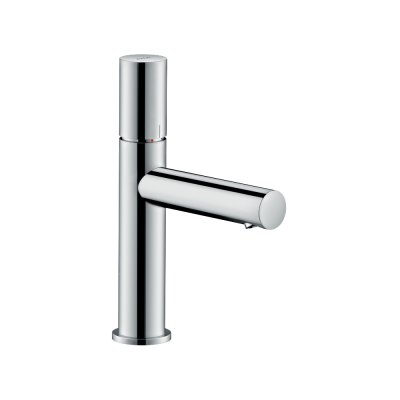 Смеситель AXOR Uno для раковины с высотой излива 110 мм с рукояткой zero с неперекрываемым сливным набором хром  45002000