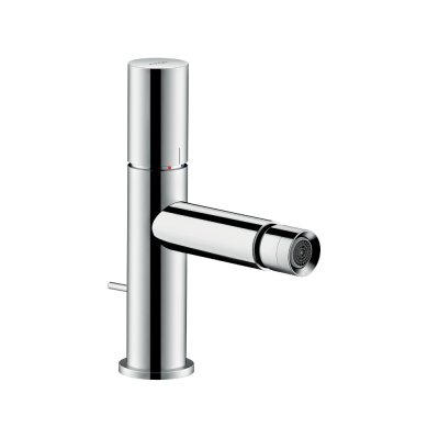 Смеситель для биде AXOR Uno с рукояткой zero со сливным гарнитуром хром  45200000