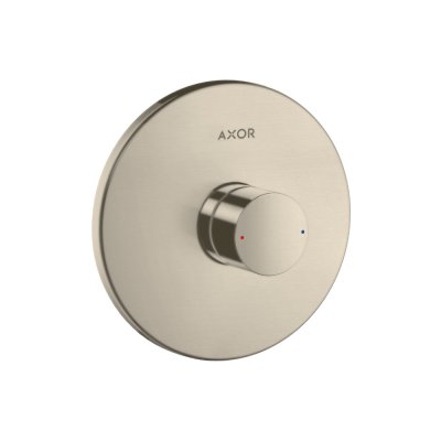 Смеситель для душа AXOR Uno с рукояткой Zero для скрытого монтажа шлифованный никель  45605820