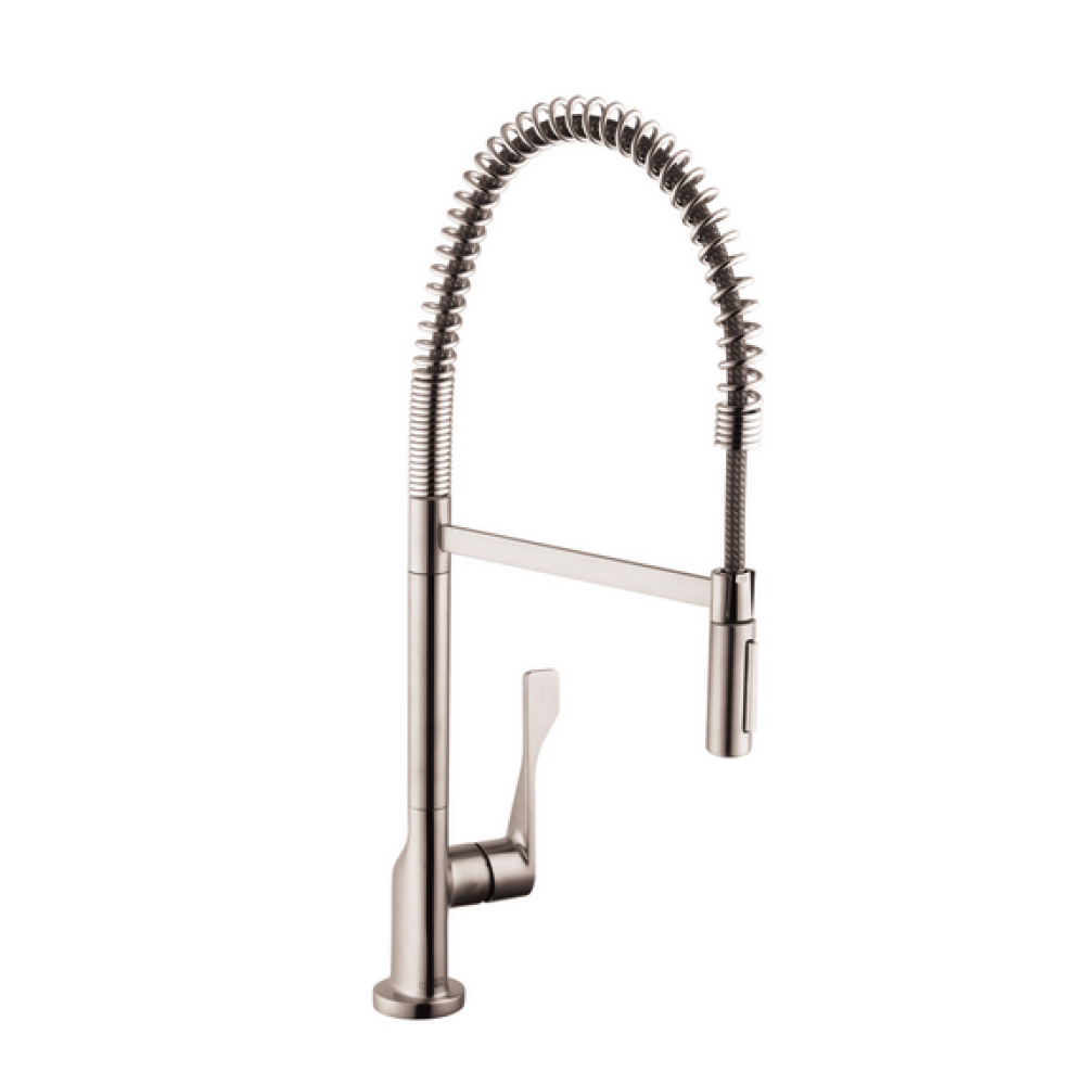 Смеситель для кухни AXOR Citterio 230 Semi Pro 1/2  нержавеющая сталь  39840800