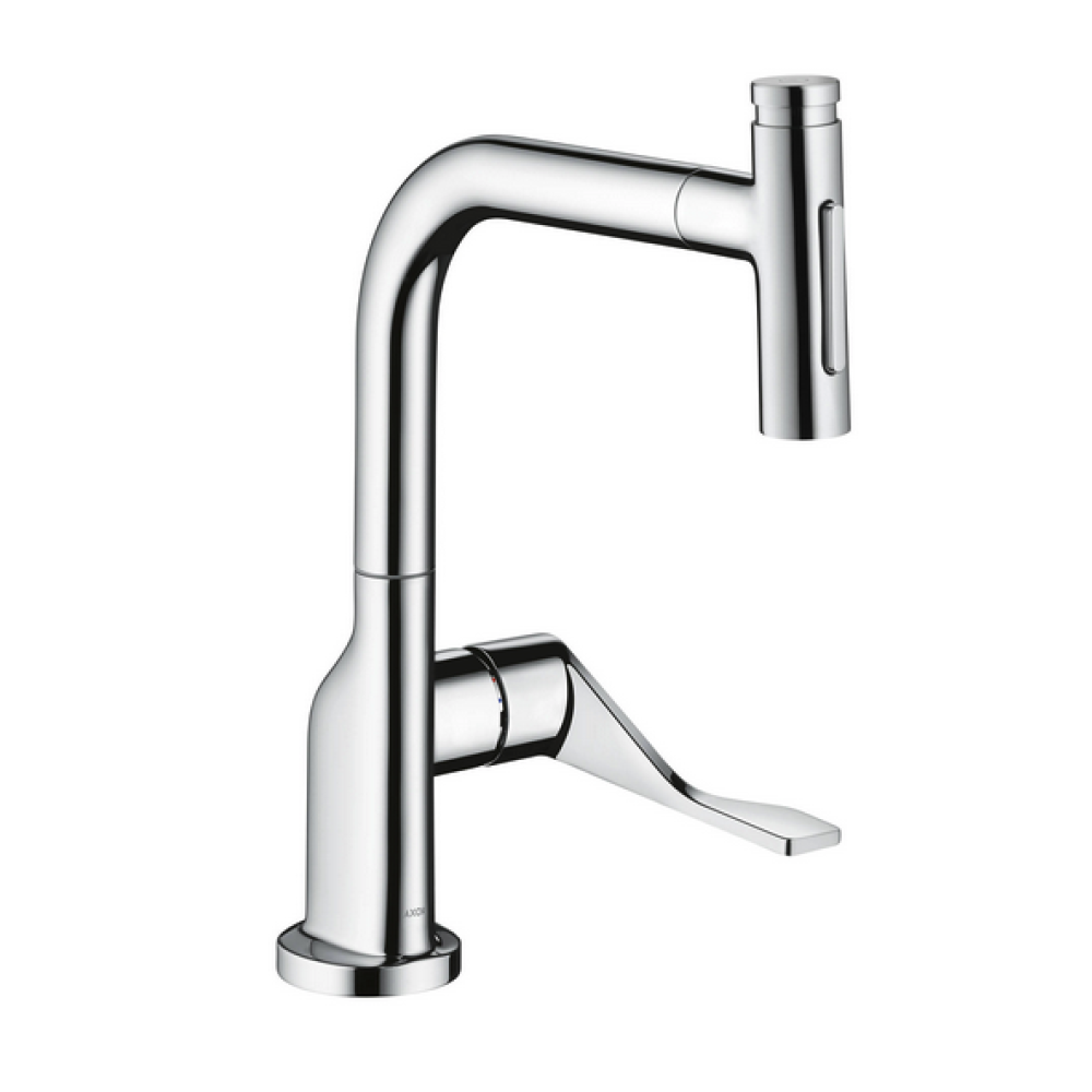 Кухонный смеситель AXOR Citterio Select 230 мм 2jet с вытяжным душем  39862000