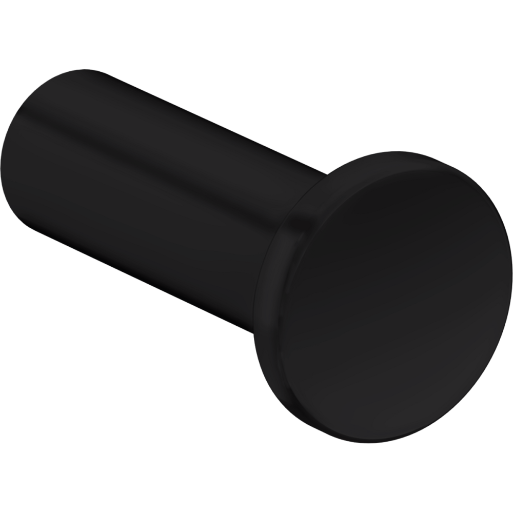 Крючок одинарный AXOR Universal Circular, матовый черный 42811670