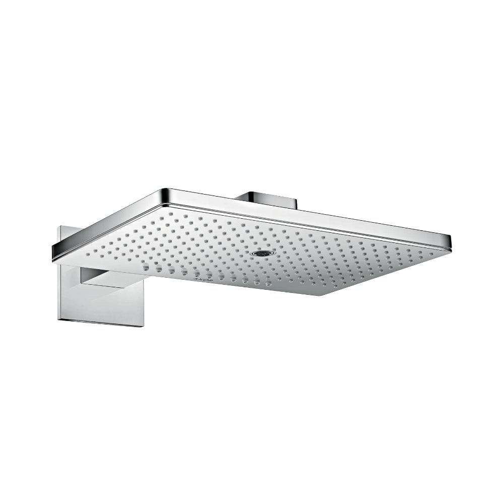 Верхний душ AXOR ShowerSolutions 460 х 360 3jet с душевым держателем и квадратной розеткой хром  35282000
