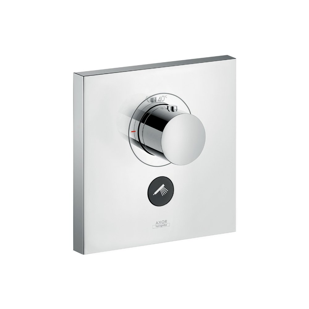 Термостат AXOR ShowerSelect Highflow для 1 потребителя с клапаном для ручного душа для скрытого монтажа круглый хром  36716000